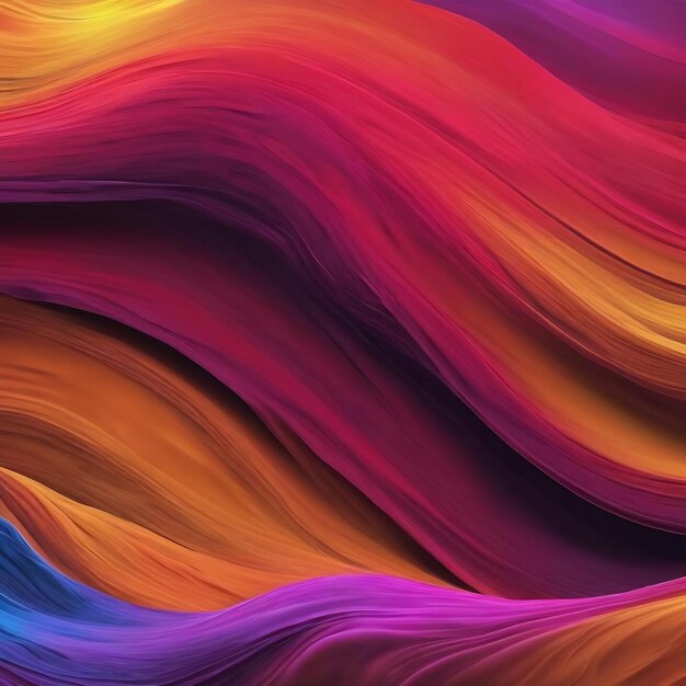 Abstract colorful 4k liquid waves motion background