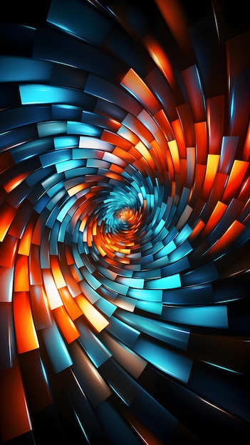 abstract colorful ai wallpaper background