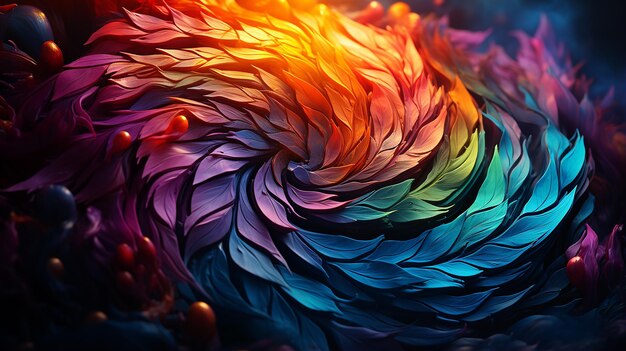 Abstract Colorful Art Design