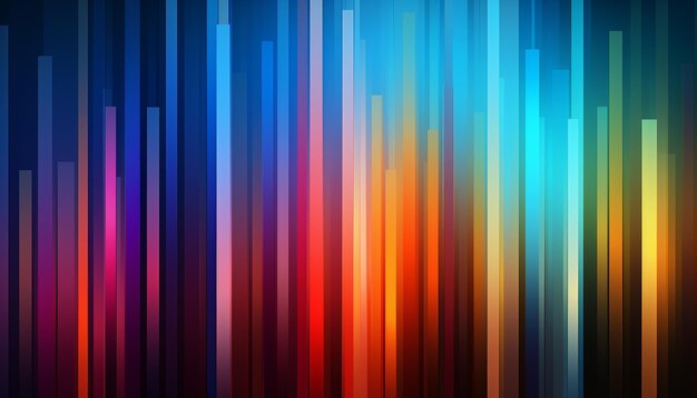Photo abstract colorful background of colorful straight lines