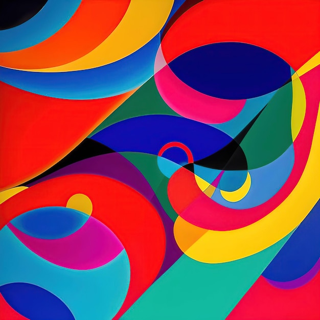 abstract colorful background Created with generative AI