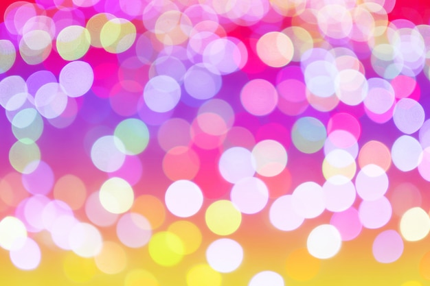 Abstract colorful background in the form of bright various bokeh, pastel color