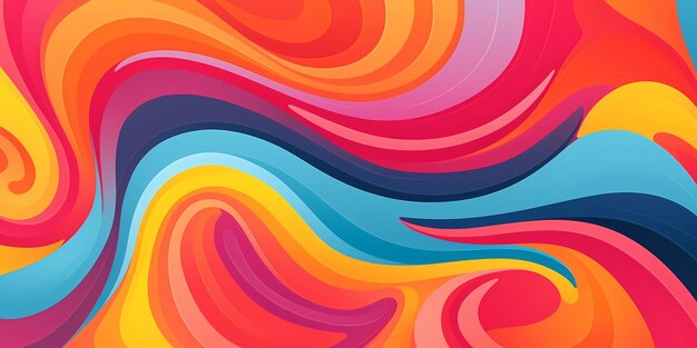 Abstract colorful background Generative AI illustrations