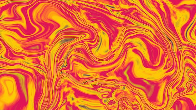 Abstract colorful background of gradient with visual illusion and wave oil effects 3d rendering