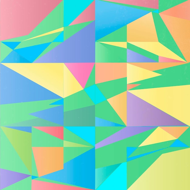 abstract colorful background hard shapes