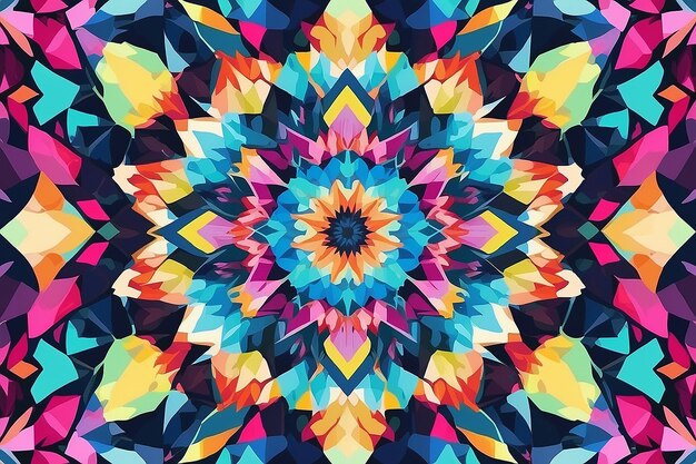 abstract colorful background kaleidoscope