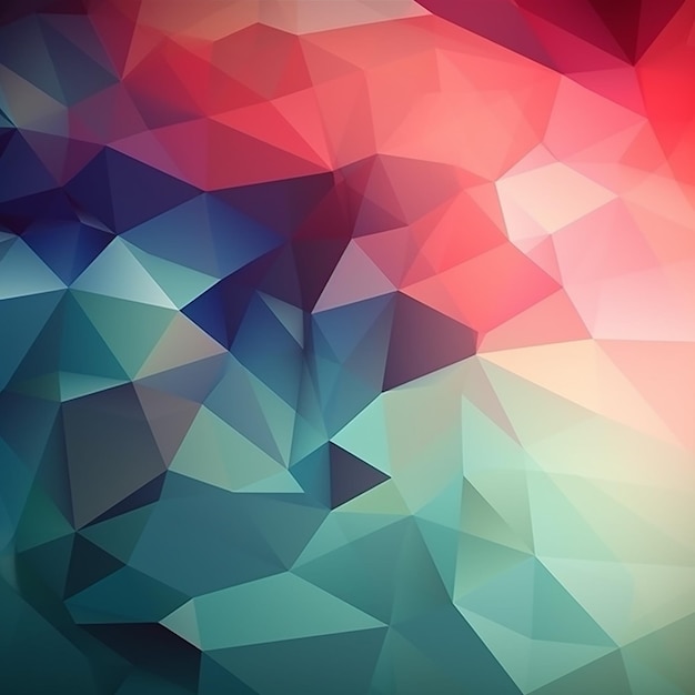 Abstract colorful background polygonal graphics beautiful color transitions creative wallpaper