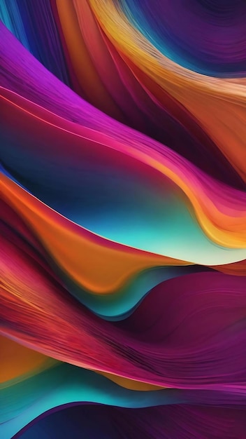 Abstract colorful background twisted gradient retro futuristic patterns motion digital wallpaper