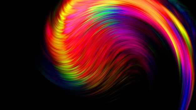 Abstract Colorful Background Twisted Gradient Wavy Twirls Patterns Motion Digital Wallpaper