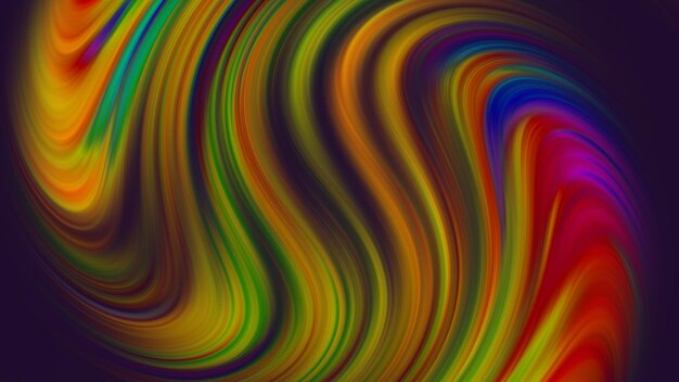 Абстрактные Красочные Фон Скрученный Градиент Волнистые Завитки Шаблоны Движения Цифровые Обои