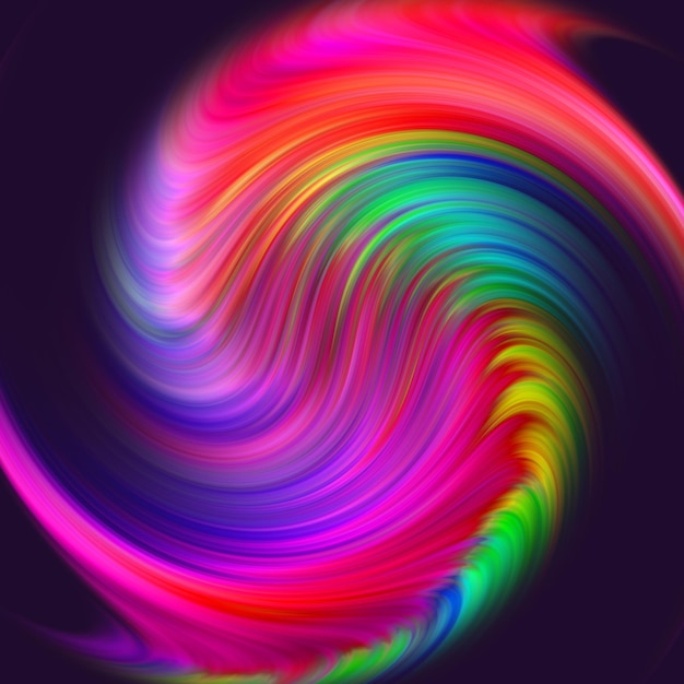 Abstract Colorful Background Twisted Gradient Wavy Twirls Patterns Motion Digital Wallpaper