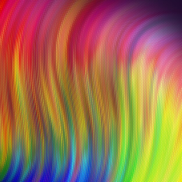 พื้นหลังสีสันสดใสนามธรรม ลายเส้นเกลียวคลื่นไล่ระดับสี บิดเป็นเกลียว ภาพพื้นหลังดิจิทัลแบบเคลื่อนไหว