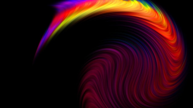 Abstract Colorful Background Twisted Gradient Wavy Twirls Patterns Motion Digital Wallpaper