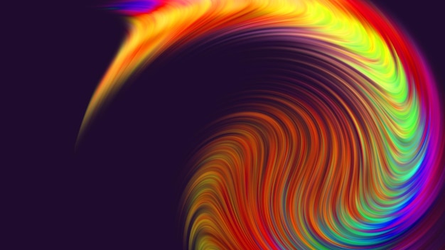 Abstract Colorful Background Twisted Gradient Wavy Twirls Patterns Motion Digital Wallpaper