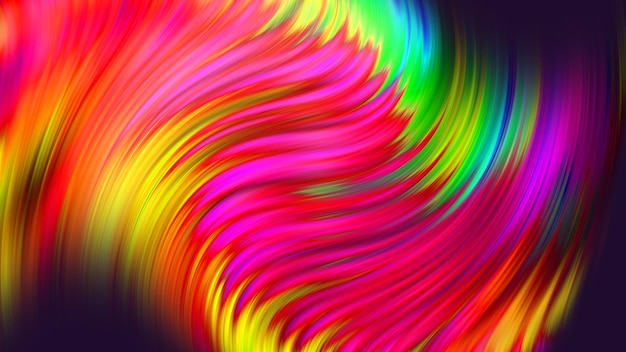 Abstract Colorful Background Twisted Gradient Wavy Twirls Patterns Motion Digital Wallpaper