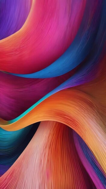 Abstract colorful background twisted gradient wavy twirls patterns motion digital wallpaper