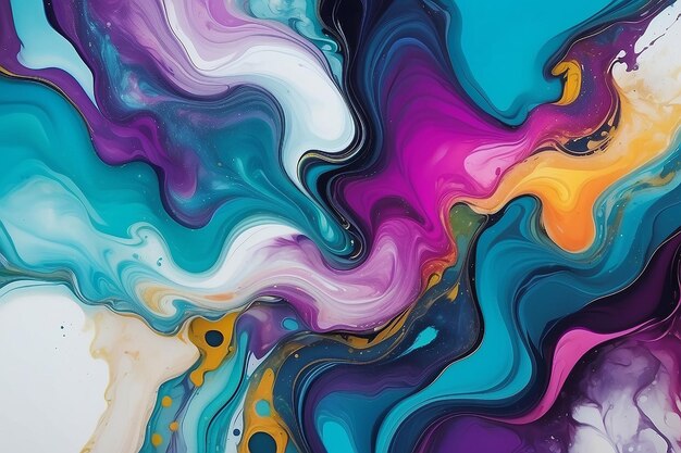 Abstract colorful background wallpaper mixing acrylic paints modern art paint marble texture alcohol ink colors translucent