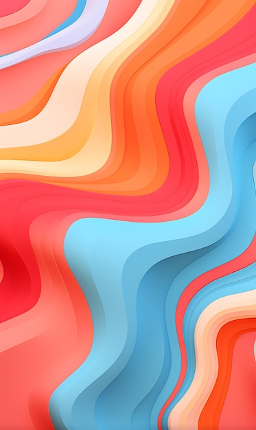 Abstract colorful background with fluid texture