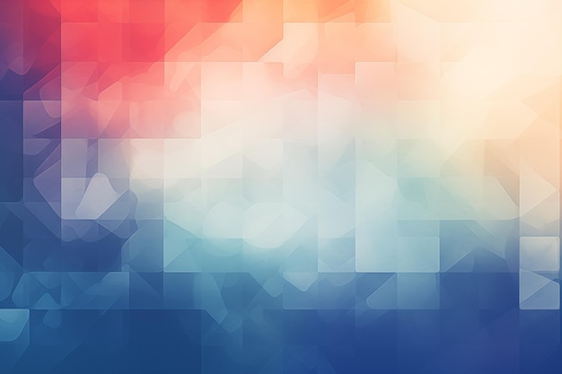 Abstract colorful background with geometric shapes Ai generated