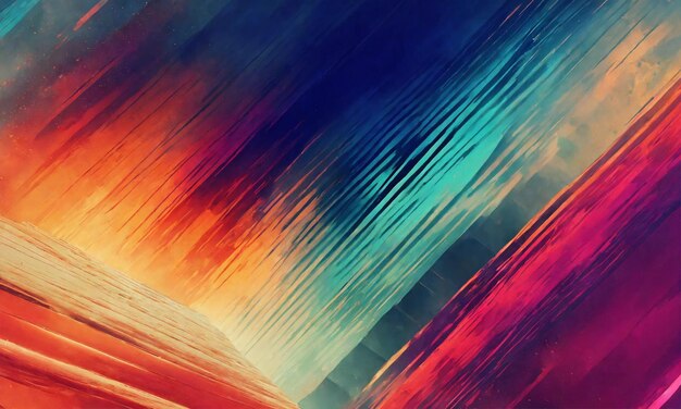 Photo abstract colorful background with grunge noise