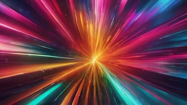 Abstract colorful background with light