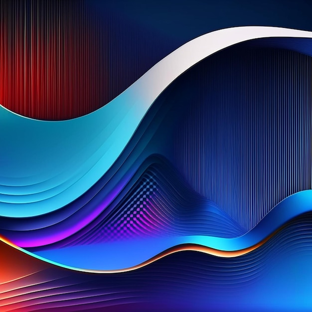 abstract colorful background with smooth lines