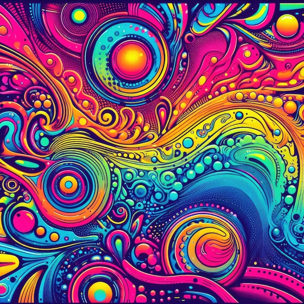 Photo abstract colorful background