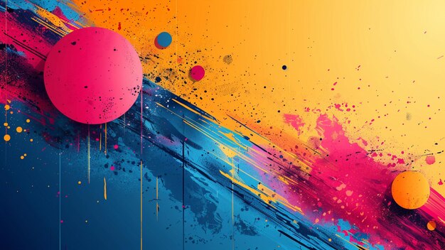 Photo abstract colorful background