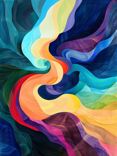 Photo abstract colorful background