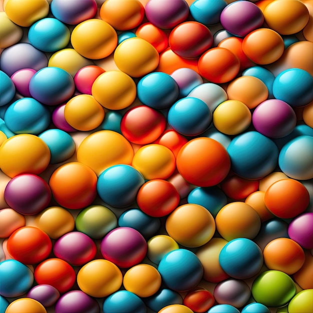 Abstract colorful balls background