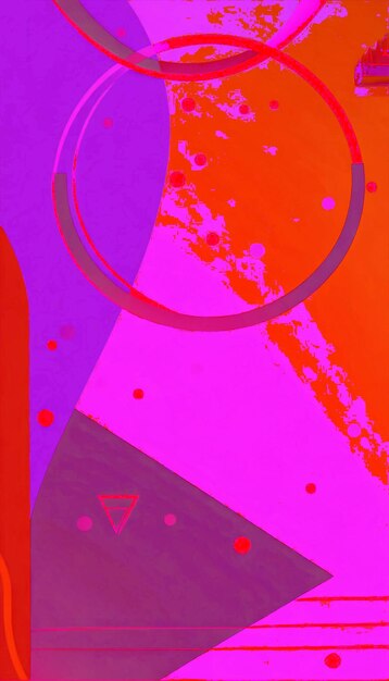 พื้นหลังแบนเนอร์สีสันสดใสแบบ Abstract