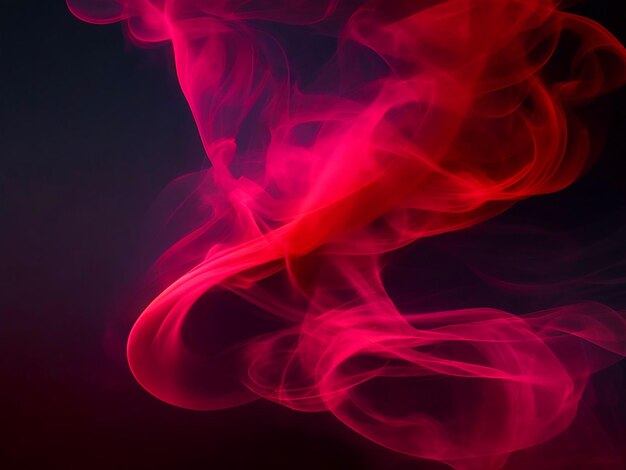 abstract colorful blue smoke on dark background