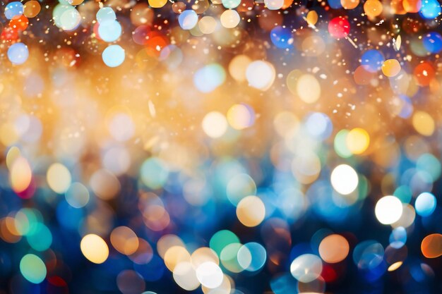 Photo abstract colorful bokeh background