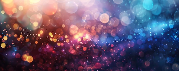 Abstract colorful bokeh background