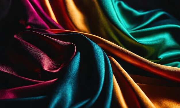 abstract colorful cloth gradient background for design as banner ads and presentation concept
