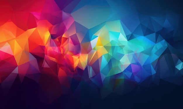 Abstract colorful color background or wallpaper of waves polygons curves lines geometries meshes