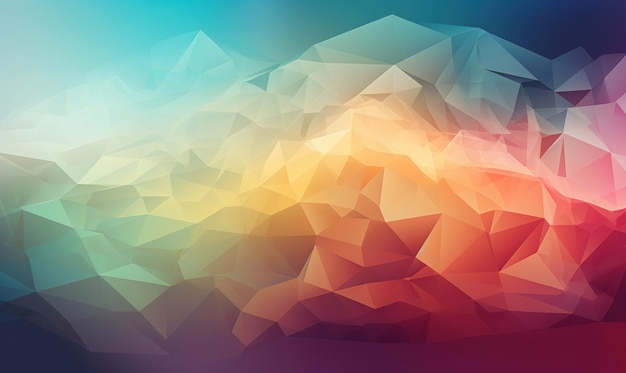 Abstract colorful color background or wallpaper with polygons triangles concave geometries