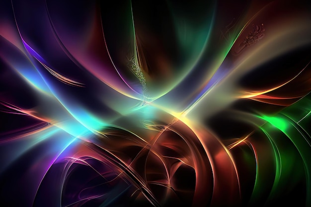 Abstract colorful designmodern background illustration Generative Ai