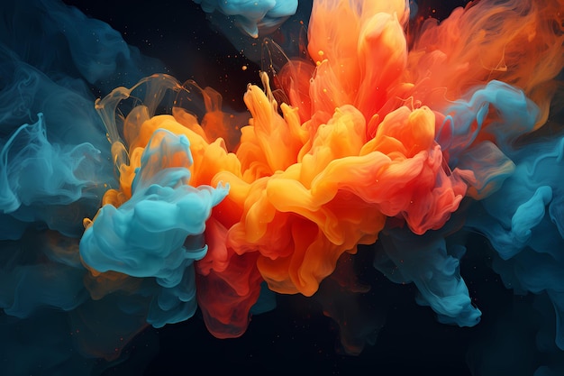 Foto abstract_colorful_dyes_and_liquid