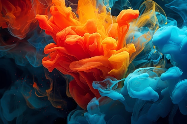 Фото abstract_colorful_dyes_and_liquid (цветные красители и жидкости)