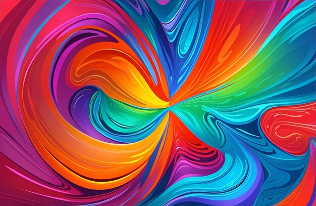 Abstract Colorful Fluid Highlytextured Highquality Details Background