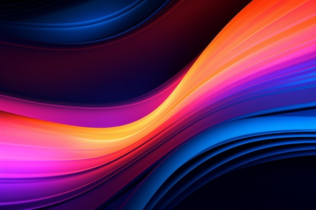 Abstract Colorful Fluorescent Neon Background