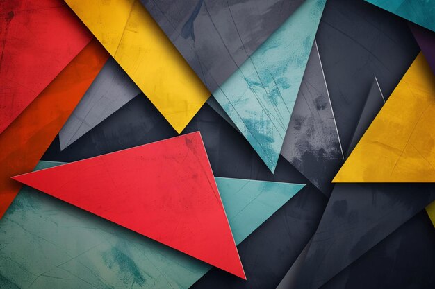 Abstract colorful geometric background