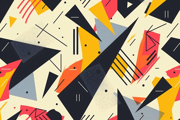 Abstract colorful geometric background