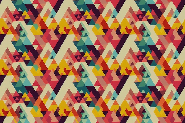 Abstract colorful geometric pattern design