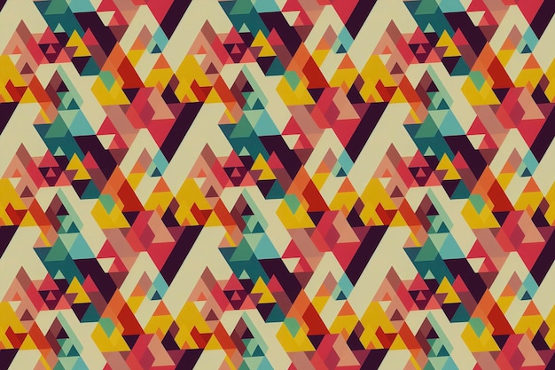 Abstract colorful geometric pattern design