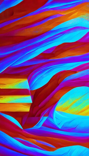 Photo abstract colorful geometric shapes background