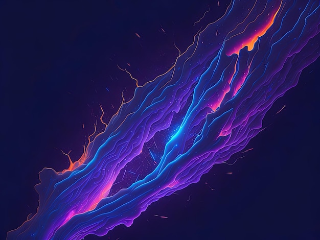 Abstract colorful geometry background AI Generative