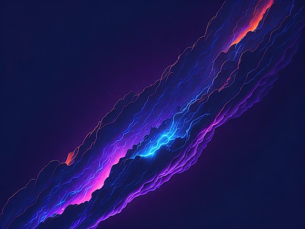 Abstract colorful geometry background AI Generative