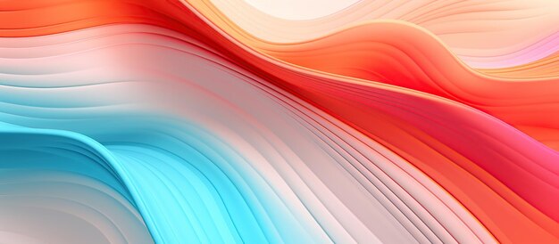 Abstract colorful gradient background a playful and colorful pastel colors wave pattern design generative ai